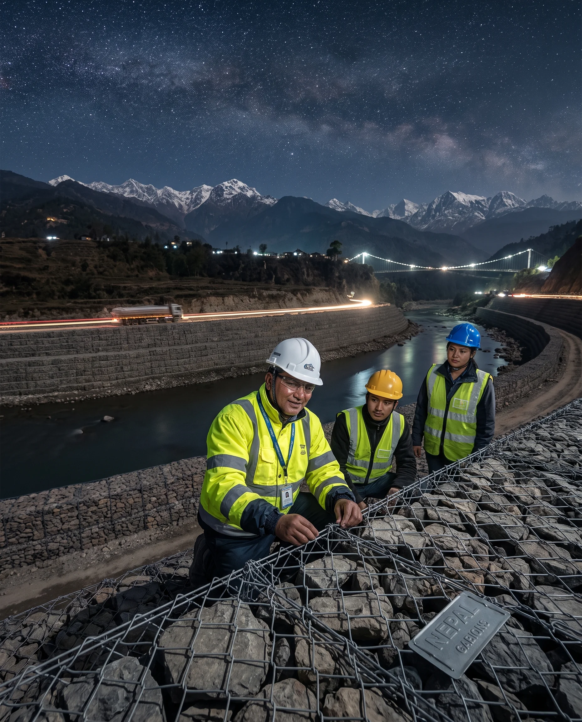 Gabion Box Nepal Project Execution